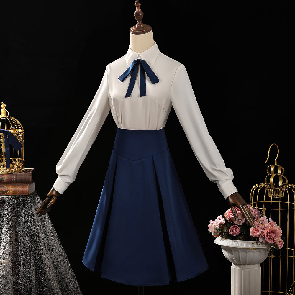 【Nekocos】Game Fate/stay night Cosplay Altria Pendragon Saber Cosplay Costume | In Stock