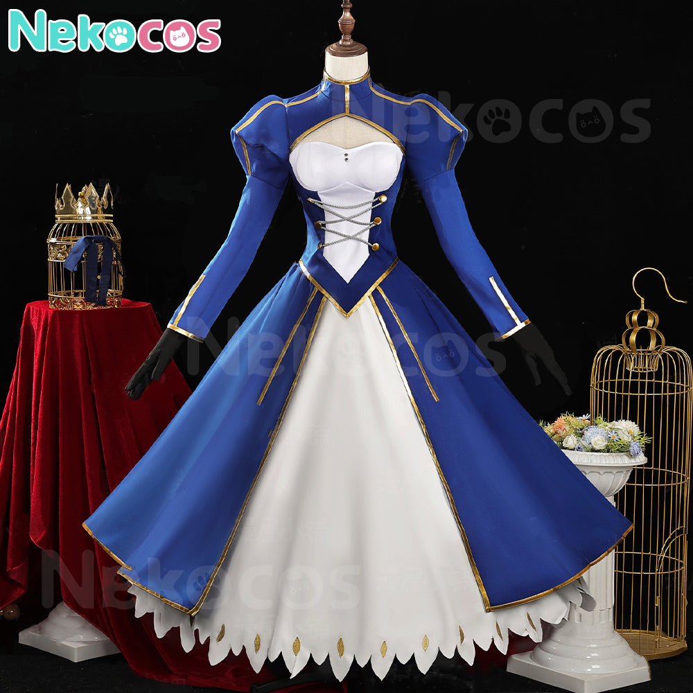 【Nekocos】Game Fate Grand Order Cosplay Altria Pendragon Cosplay Costume | In Stock
