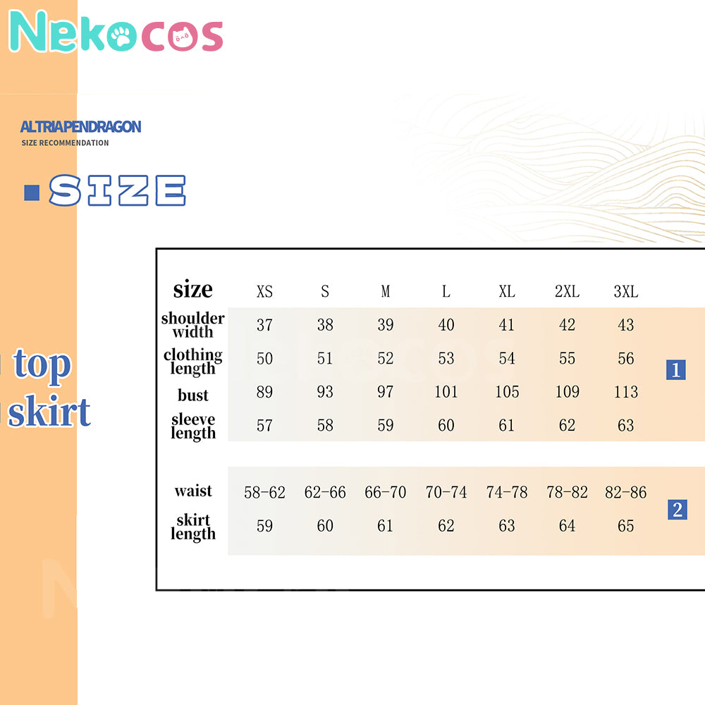 【Nekocos】Game Fate/stay night Cosplay Altria Pendragon Saber Cosplay Costume | In Stock