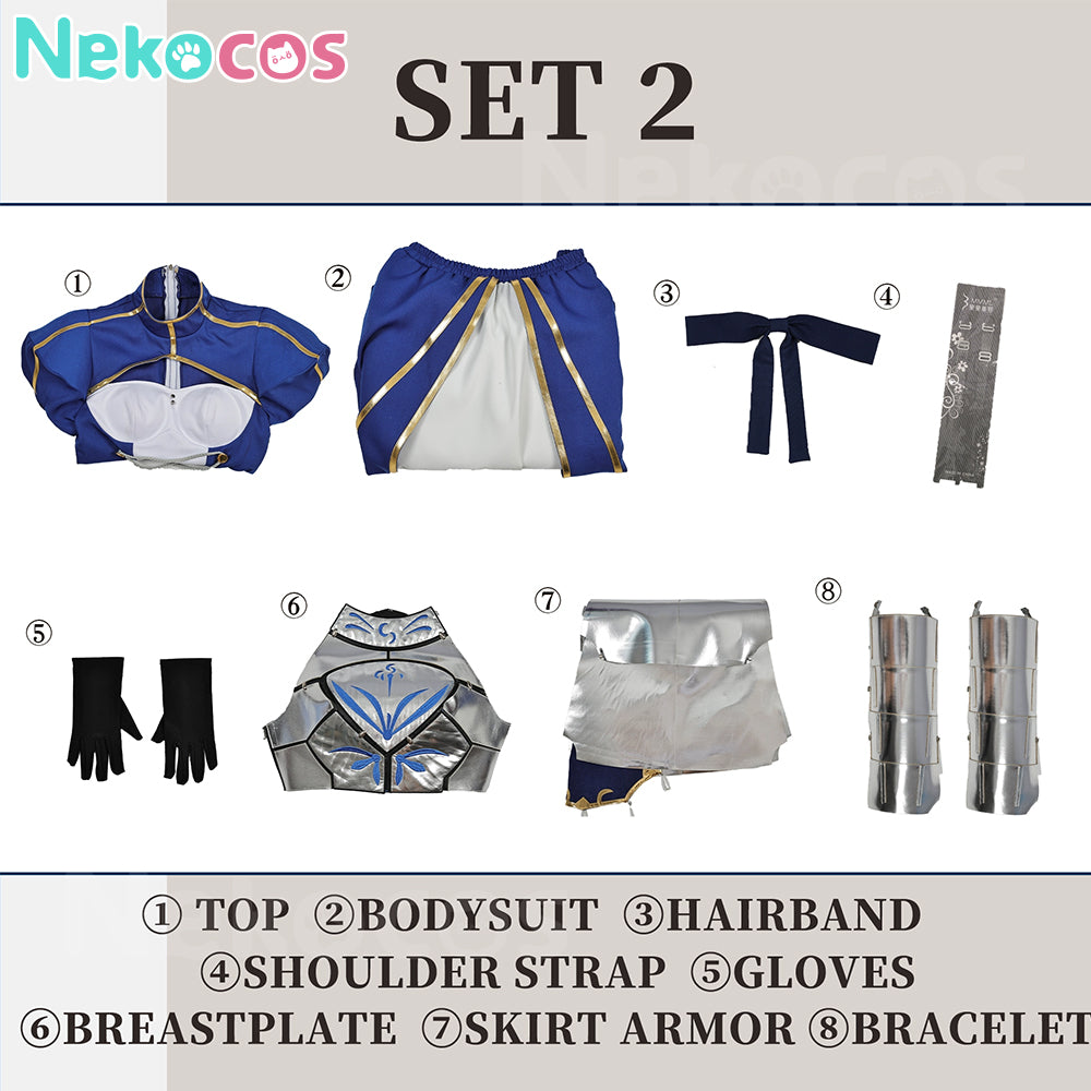 【Nekocos】Game Fate Grand Order Cosplay Altria Pendragon Cosplay Costume | In Stock