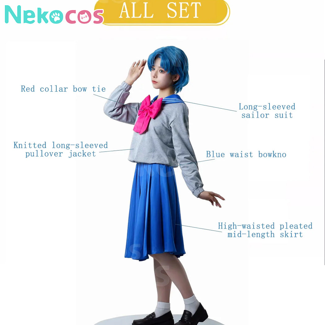 【Nekocos】Anime Cosplay Ami Mizuno Uniform Cosplay Costume | In Stock