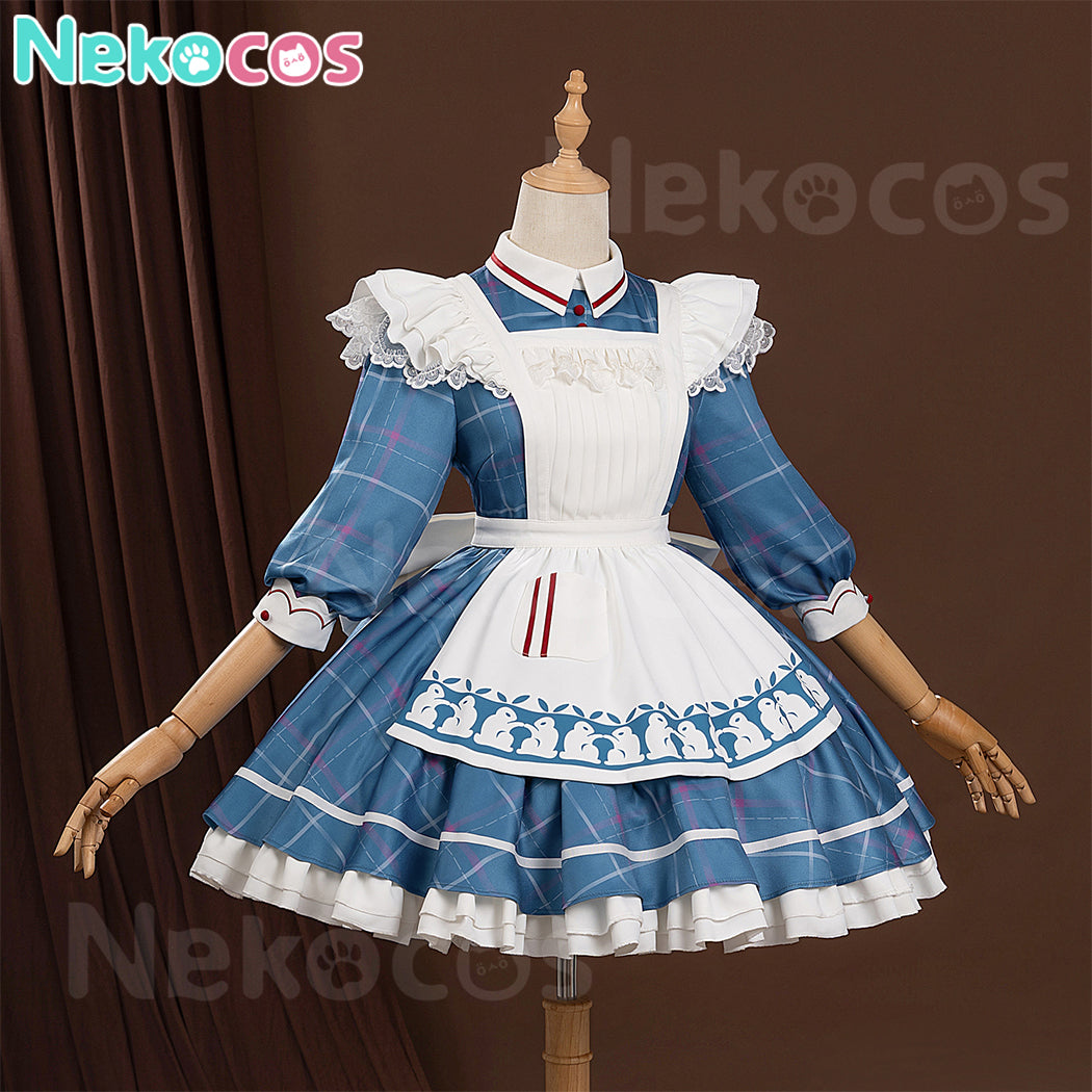 【Nekocos】Game Arknights Cosplay Amiya White Rabbit Cosplay Costume | Custom-Tailor