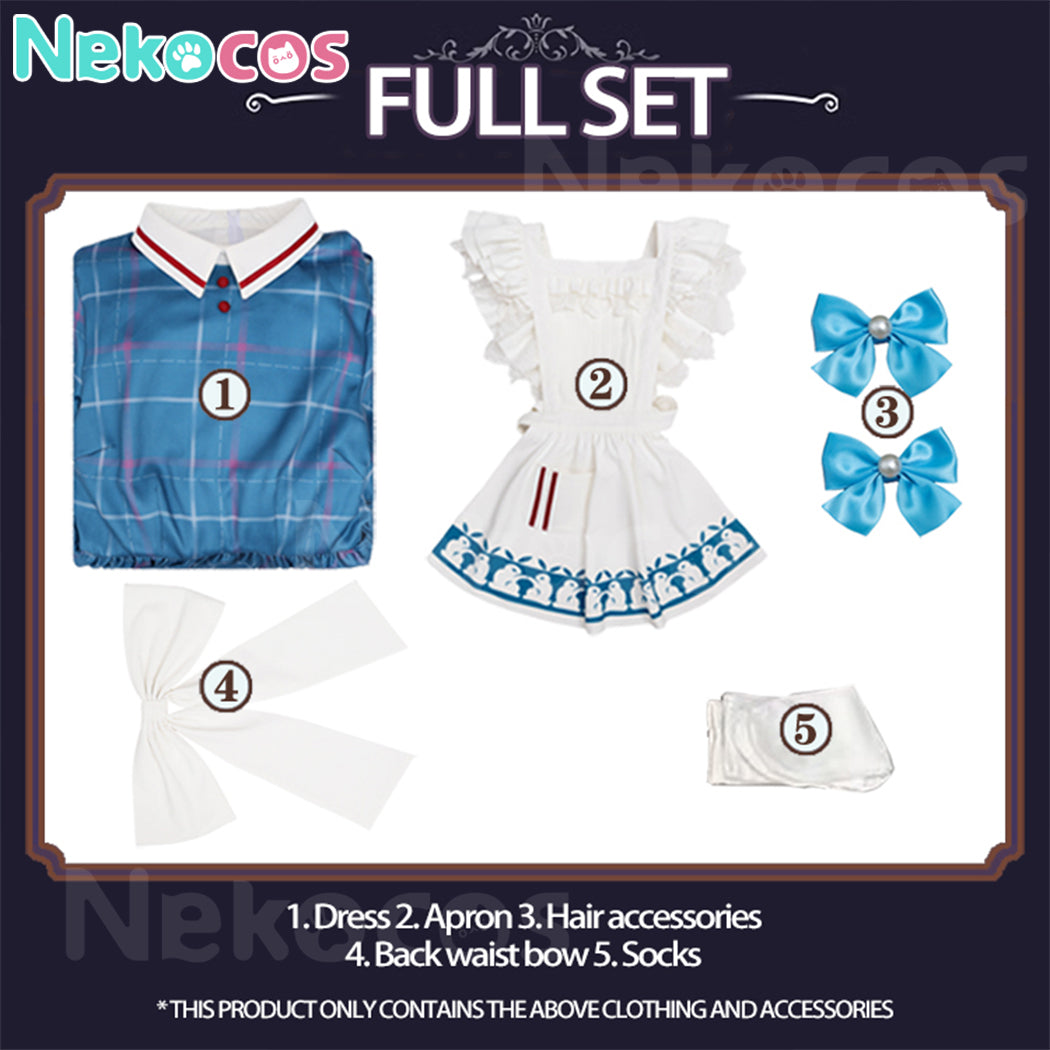 【Nekocos】Game Arknights Cosplay Amiya White Rabbit Cosplay Costume | Custom-Tailor