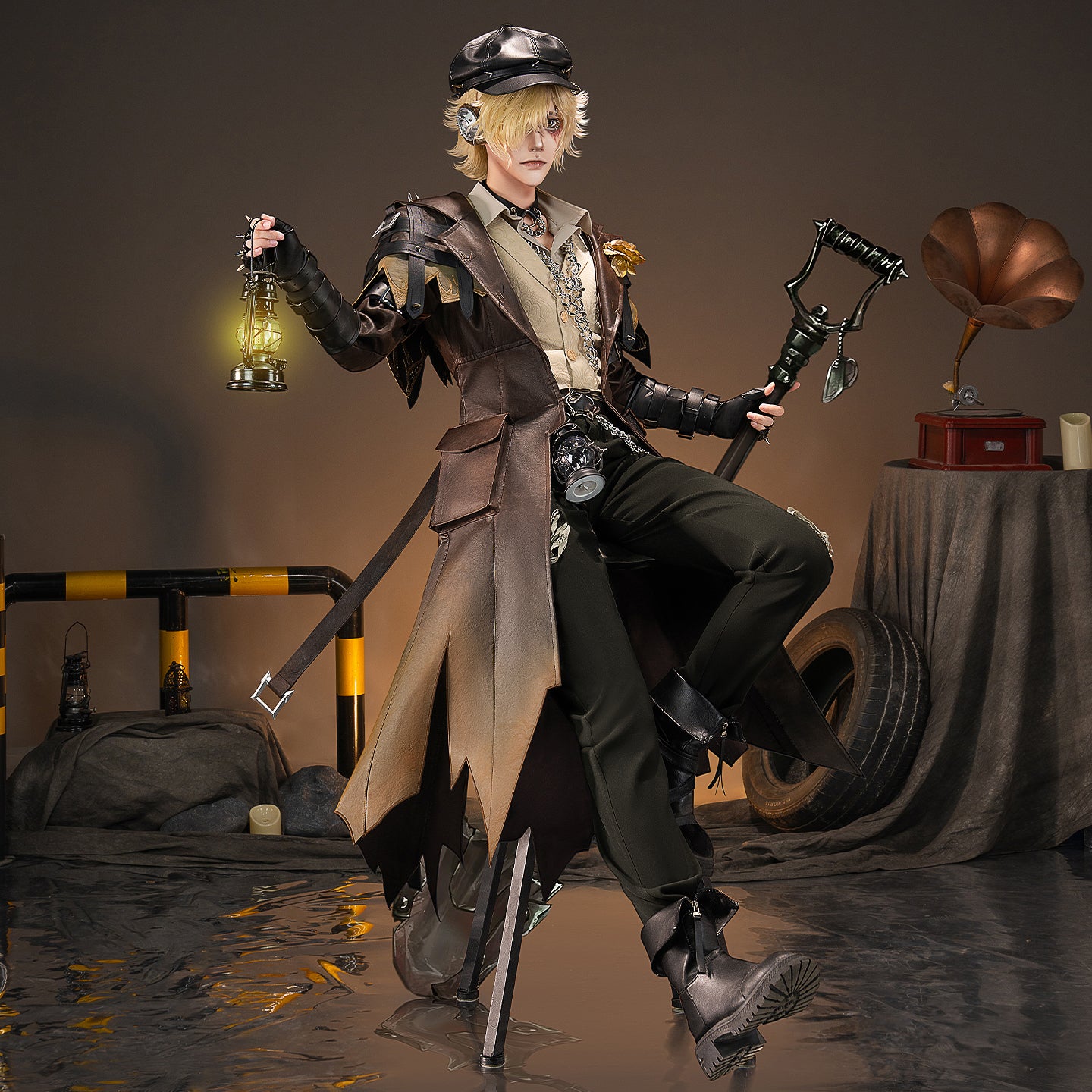 【Nekocos】Game Identity V Cosplay Nether Pact Andrew Kreiss Cosplay Costume Premium Edition | Custom-Tailor