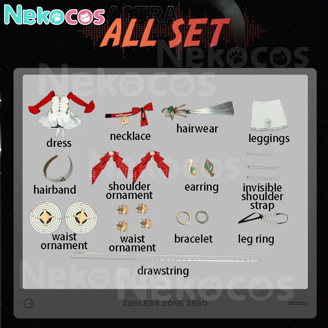 【Vorverkauf】Spiel Zenless Zone Zero Cosplay Astra Yao Cosplay-Kostüm Premium Edition