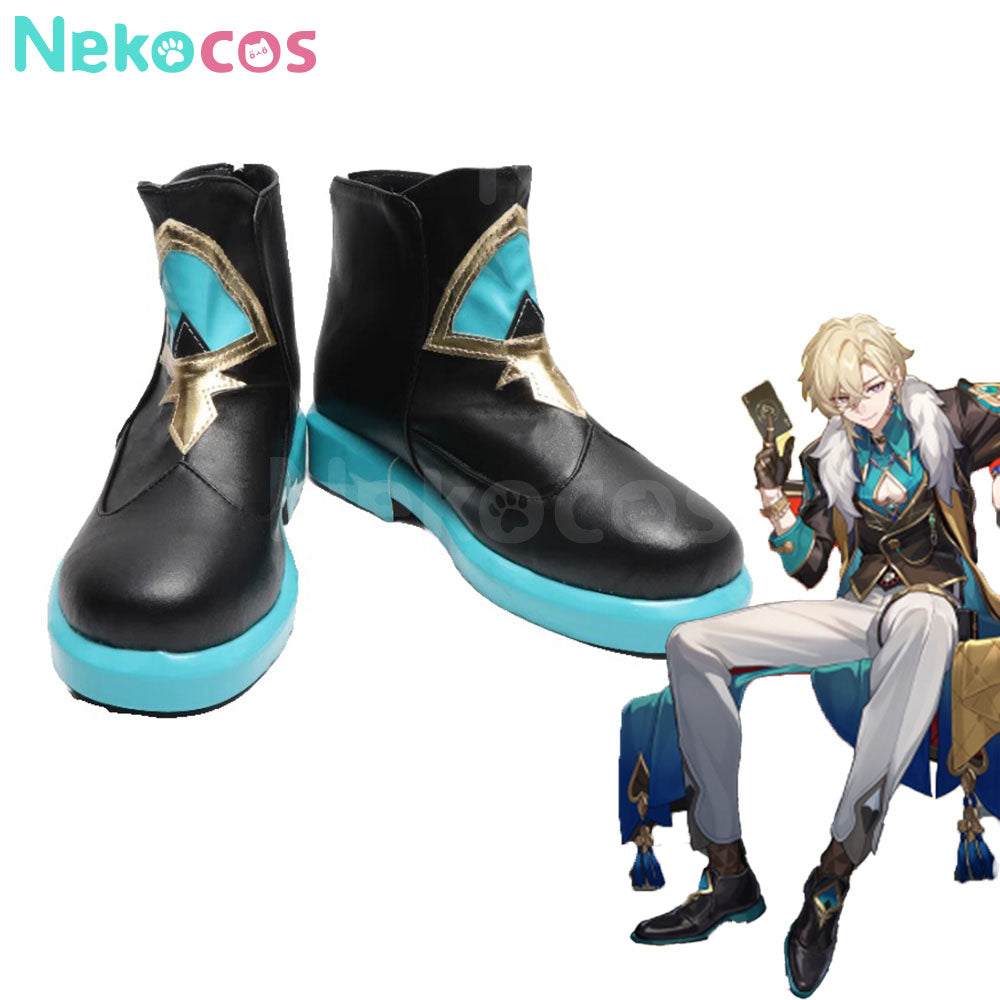 Game Honkai: Star Rail Cosplay Aventurine Cosplay Shoes