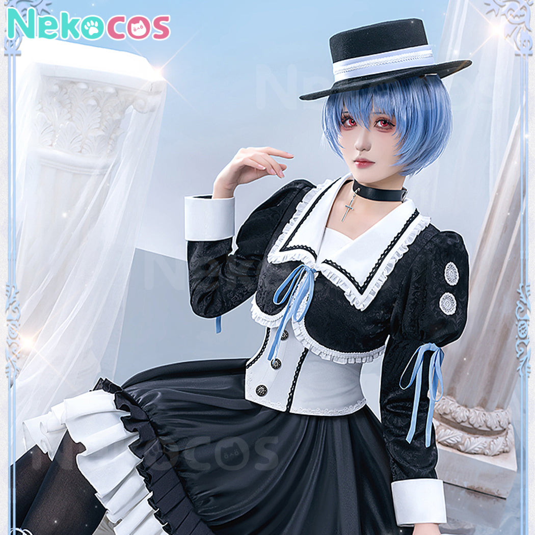 【Nekocos】Game NEON GENESIS EVANGELION Cosplay Ayanami Rei Cosplay Costume | In Stock