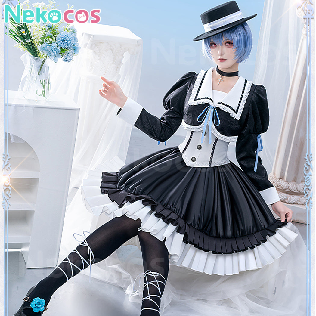 【Nekocos】Game NEON GENESIS EVANGELION Cosplay Ayanami Rei Cosplay Costume | In Stock