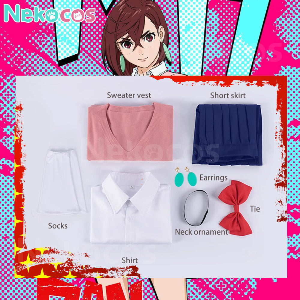 【Nekocos】Anime Dandadan Cosplay Ayase Momo School Uniform Cosplay Costume | In Stock