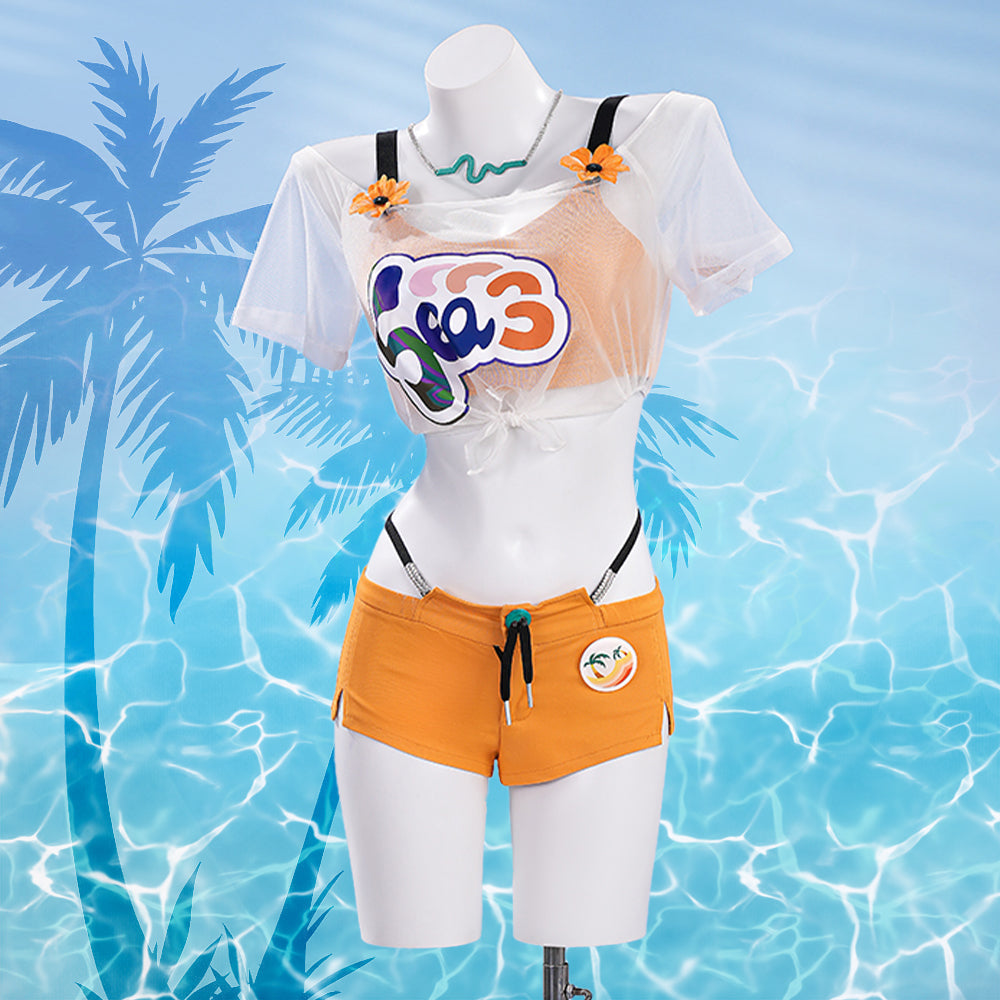 【Nekocos】Game Zenless Zone Zero Cosplay Summer Belle Cosplay Costume | Custom-Tailor