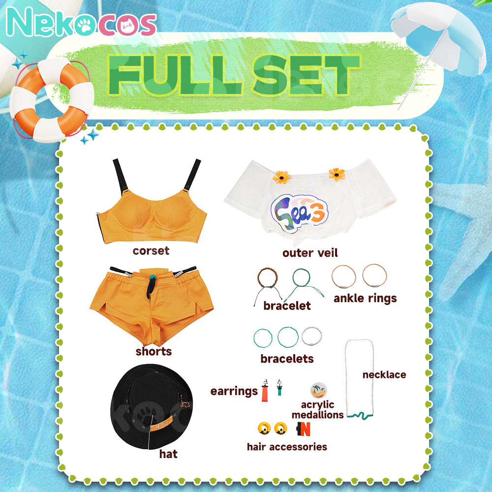 【Nekocos】Game Zenless Zone Zero Cosplay Summer Belle Cosplay Costume | Pre-Sale