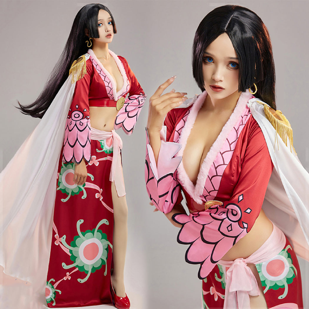 【Nekocos】Anime One Piece Cosplay Boa·Hancock Cosplay Costume | Custom-Tailor