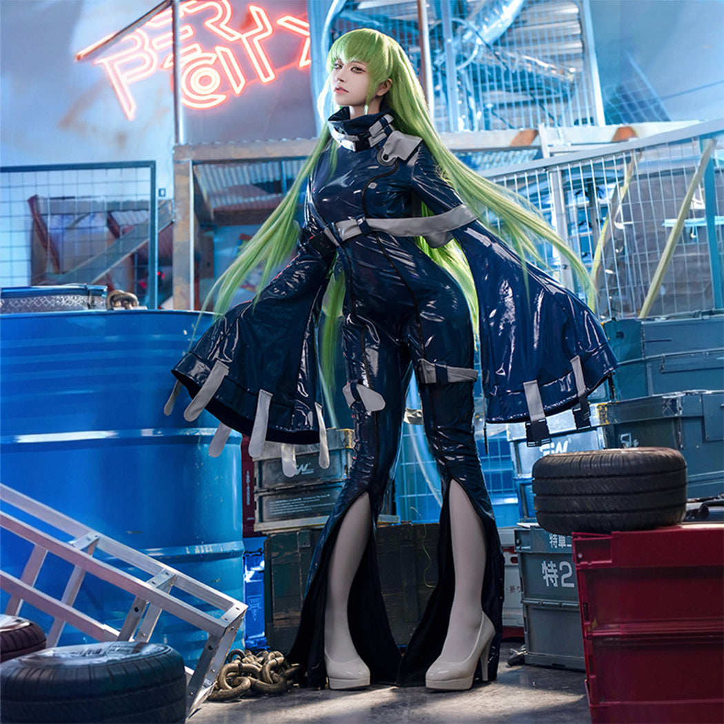 【Nekocos】Anime Code Geass Cosplay C.C. Cosplay Costume Premium Edition | Custom-Tailor
