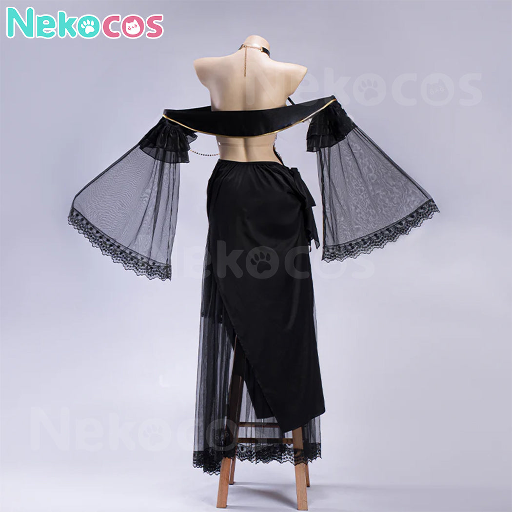 【Nekocos】Anime Code Geass Cosplay C.C. Black Dress Cosplay Costume Premium Edition | In Stock