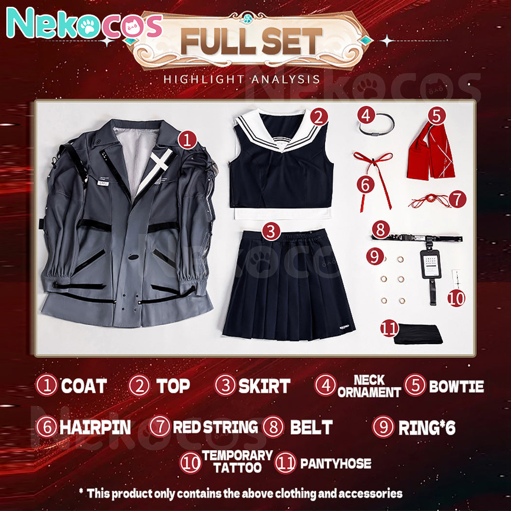【Nekocos】Game Wuthering Waves Cosplay CHISA Cosplay Costume Premium Edition | Custom-Tailor