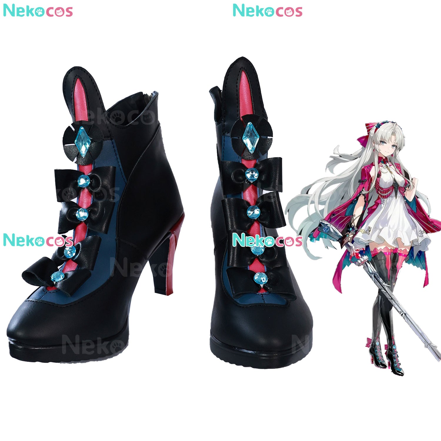 Game Wuthering Waves Cosplay Carlotta Cosplay Shoes