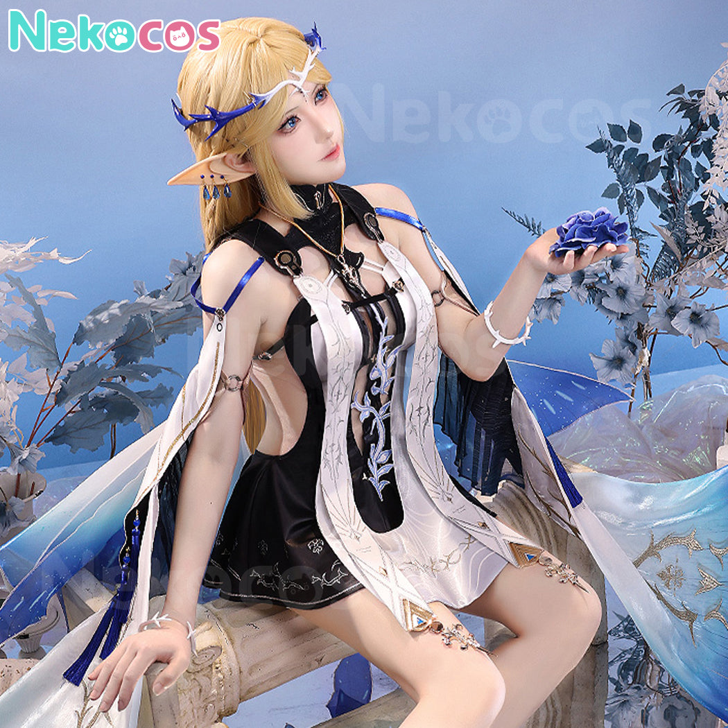 【Nekocos】Game Wuthering Waves Cosplay Cartethyia Cosplay Costume Premium Edition | Custom-Tailor