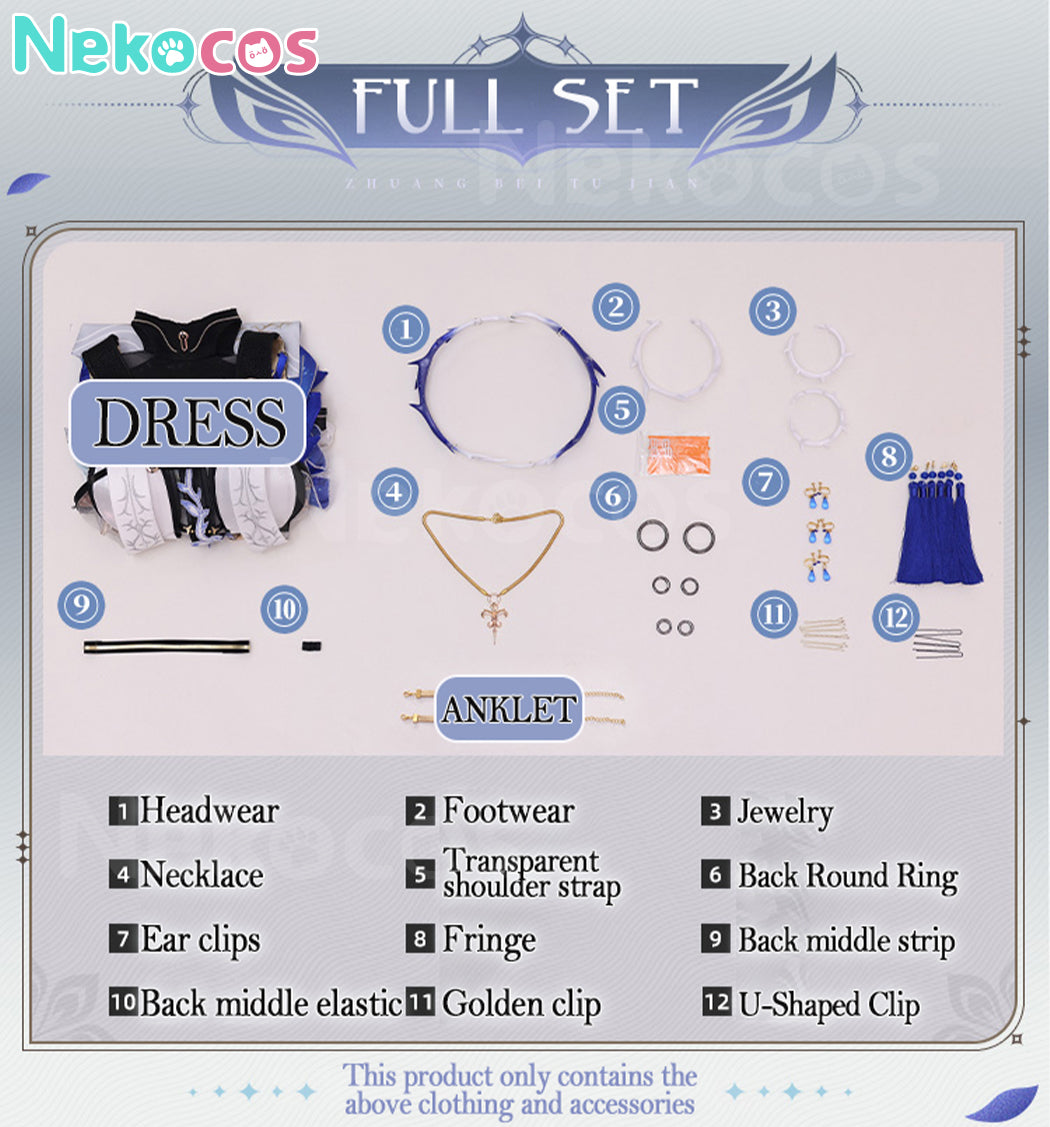 【Nekocos】Game Wuthering Waves Cosplay Cartethyia Cosplay Costume Premium Edition | Custom-Tailor