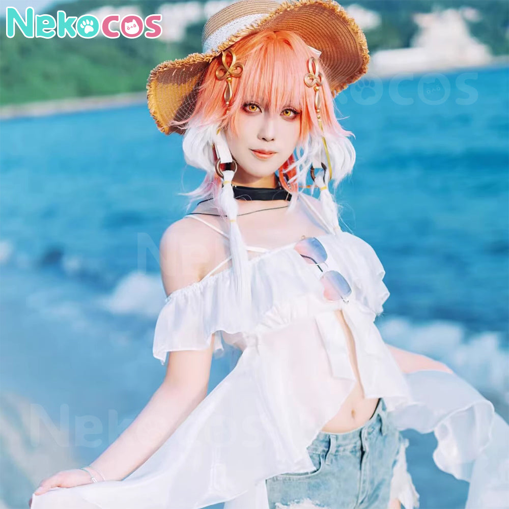 【Nekocos】Game Wuthering Waves Cosplay Changli Swimsuit Cosplay Costume | Custom-Tailor