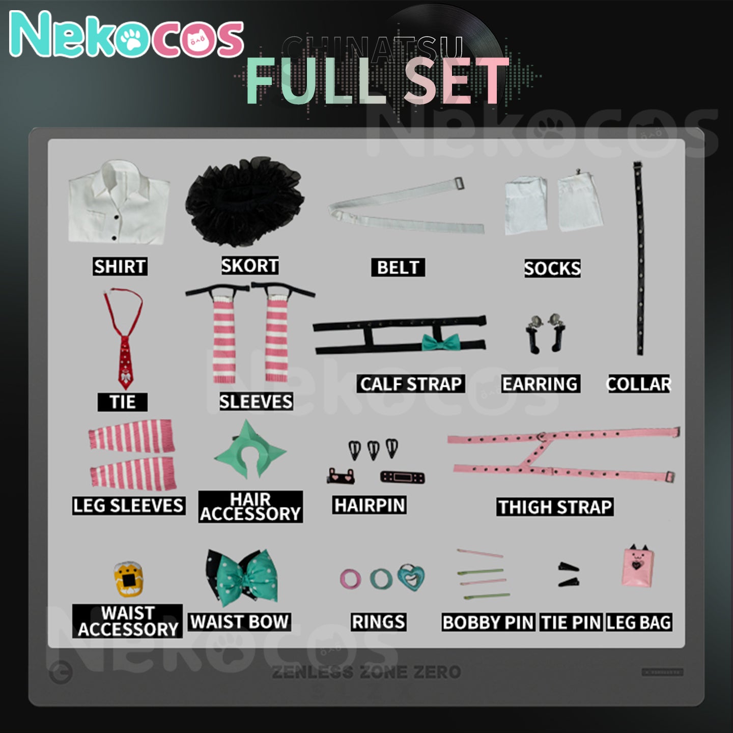 【Nekocos】Game Zenless Zone Zero Cosplay Chinatsu Remiel Cosplay Costume | Custom-Tailor