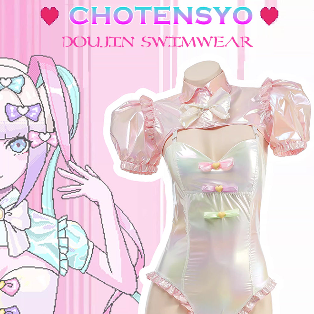 【Nekocos】Game Needy Streamer Overload Cosplay KAnge Swimsuit Cosplay Costume | In Stock