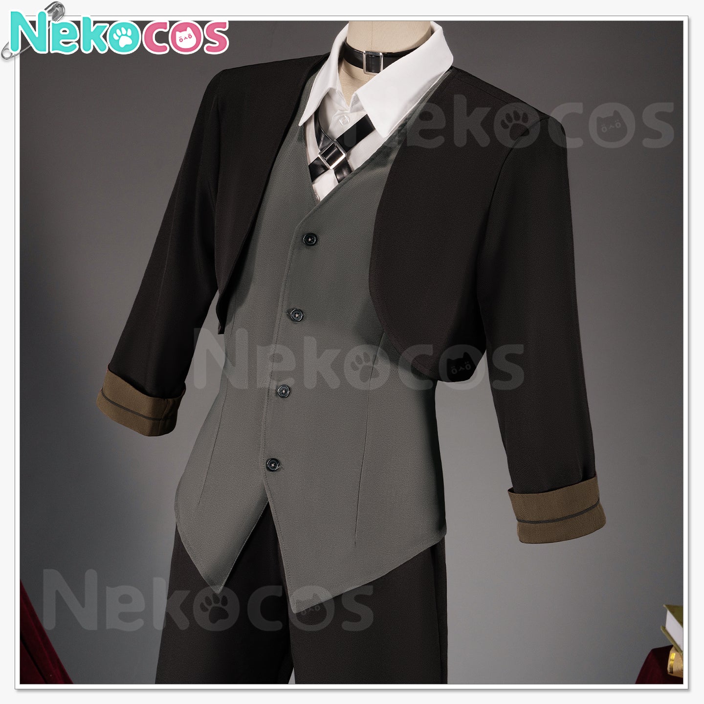 【Nekocos】Anime Bungo Stray Dogs Cosplay Nakahara Chuuya Cosplay Male Costume | Custom-Tailor
