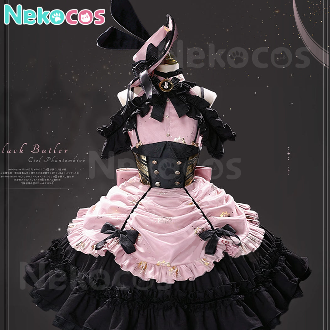 【Nekocos】Anime Black Butler Cosplay Lady Ciel Phantomhive Cosplay Costume Premium Edition | In Stock