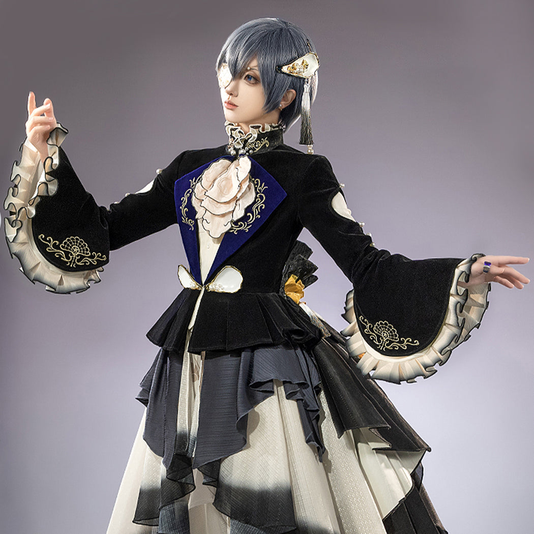 【Nekocos】Anime Black Butler Cosplay Lady Ciel Phantomhive Cosplay Costume Premium Edition | In Stock