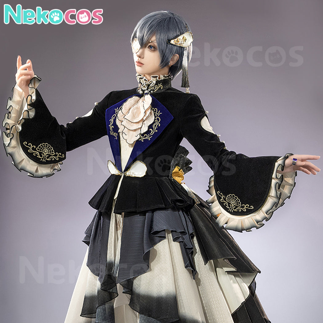 【Nekocos】Anime Black Butler Cosplay Lady Ciel Phantomhive Cosplay Costume Premium Edition | In Stock