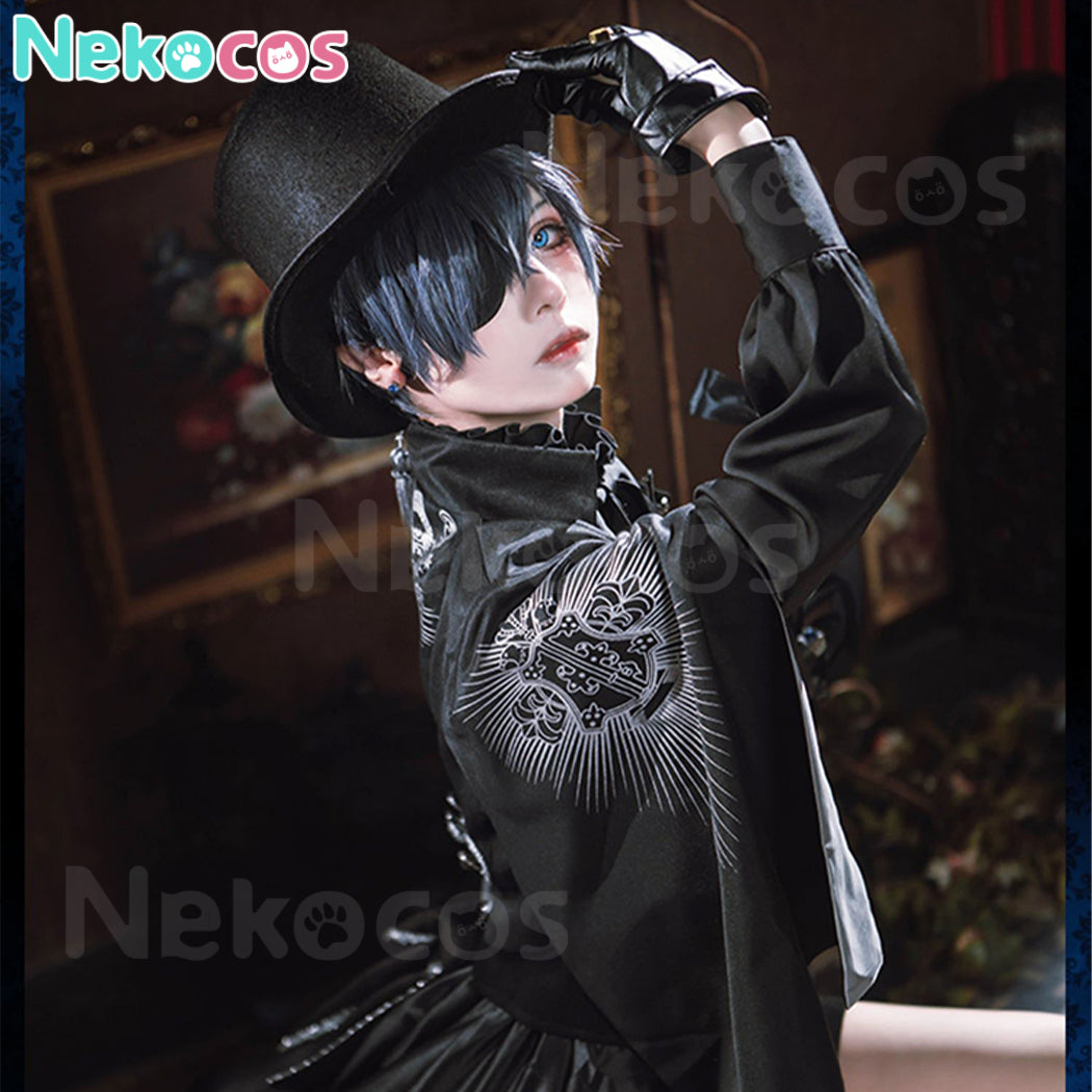 【Nekocos】Anime Black Butler Cosplay Ciel Phantomhive Fifteenth Anniversary Cosplay Costume Premium Edition | In Stock