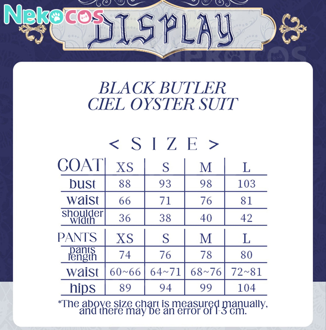 【Nekocos】Anime Black Butler Cosplay Ciel Phantomhive Cosplay Costume Premium Edition | Custom-Tailor