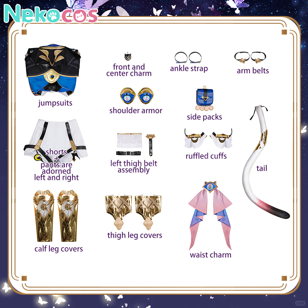 【Nekocos】Game Honkai: Star Rail Cosplay Cipher Cosplay Costume | Custom-Tailor