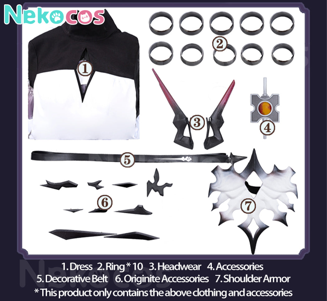 【Nekocos】Game Arknights Cosplay Civilight Eterna Cosplay Costume | Custom-Tailor