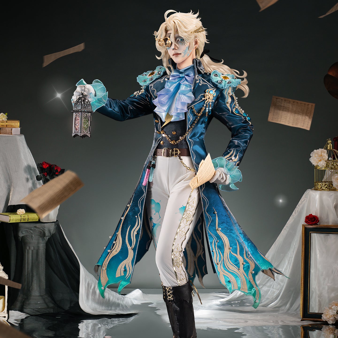 【Nekocos】Game Identity V Cosplay Composer Phantom Sail Cosplay Costume Premium Edition | Custom-Tailor