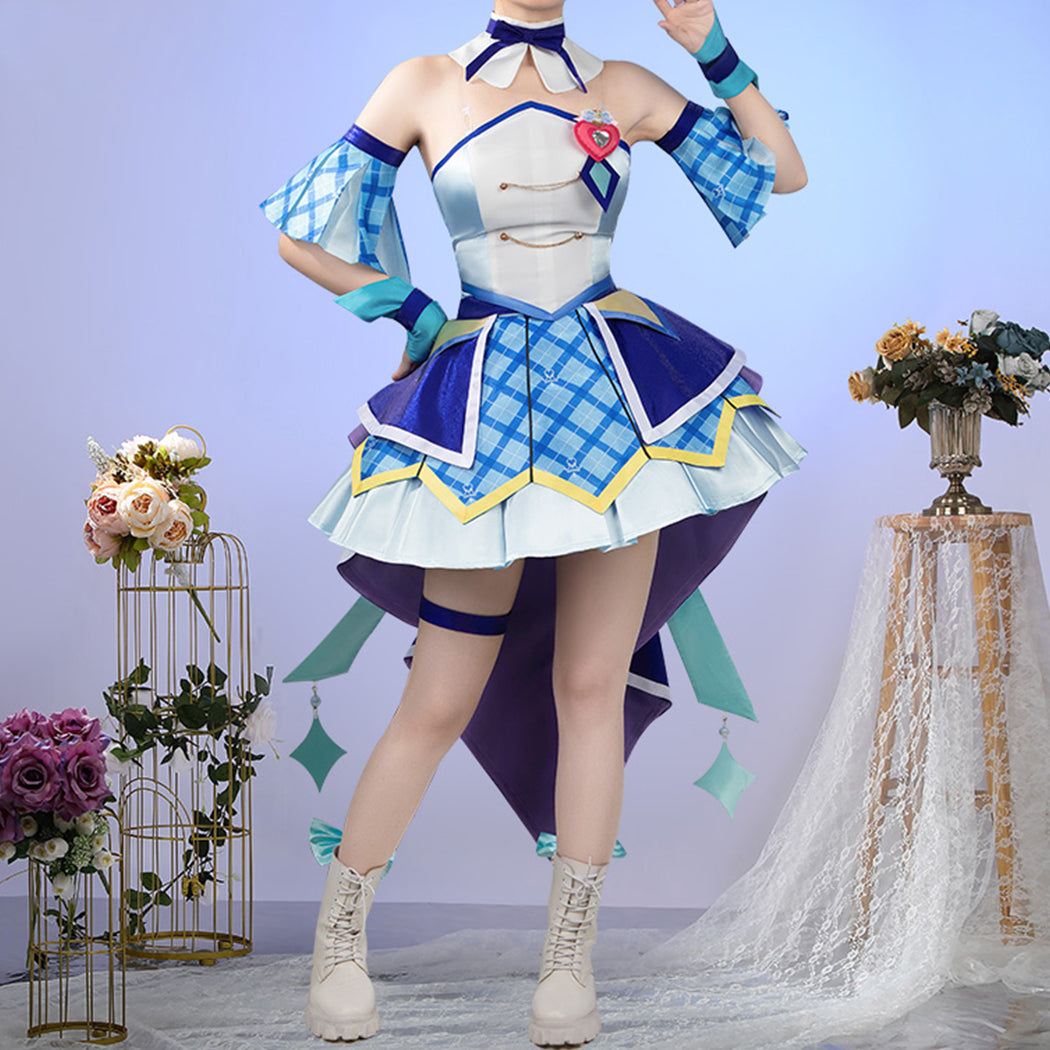 【Nekocos】Anime Pretty Cure Wonderful Cosplay Cure Wink Cosplay Costume Premium Edition | Custom-Tailor
