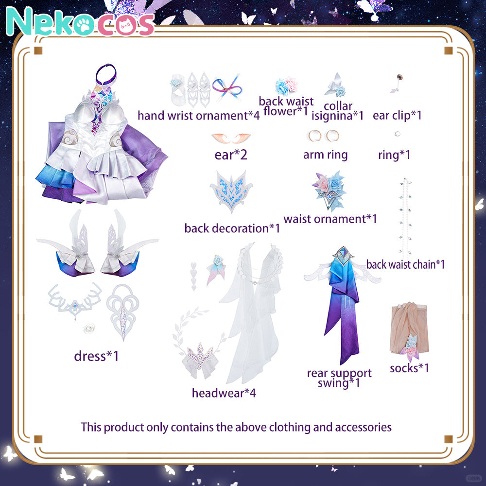 【Nekocos】Game Honkai: Star Rail Cosplay Cyrene Cosplay Costume Premium Edition | Custom-Tailor