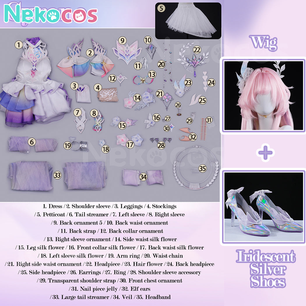 【Nekocos】Game Honkai: Star Rail Cosplay Cyrene Cosplay Costume Premium Edition | Custom-Tailor
