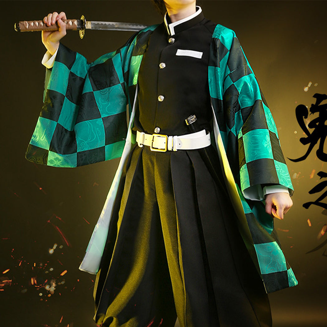 【Nekocos】Anime Demon Slayer Cosplay Kamado Tanjirou Cosplay Costume | Custom-Tailor