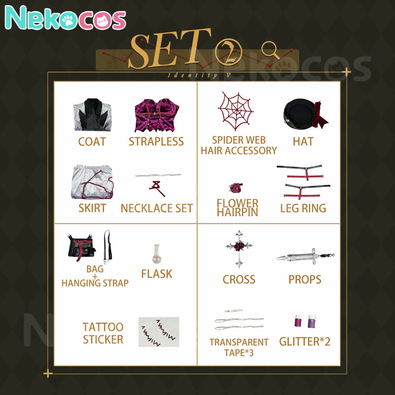 【Nekocos】Game Identity V Cosplay Antimony Cosplay Costume Premium Edition | Custom-Tailor