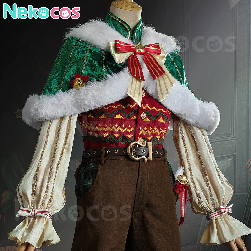 【Nekocos】Game Identity Ⅴ Cosplay Edgar Valden Christmas Cosplay Costume Premium Edition | Custom-Tailor