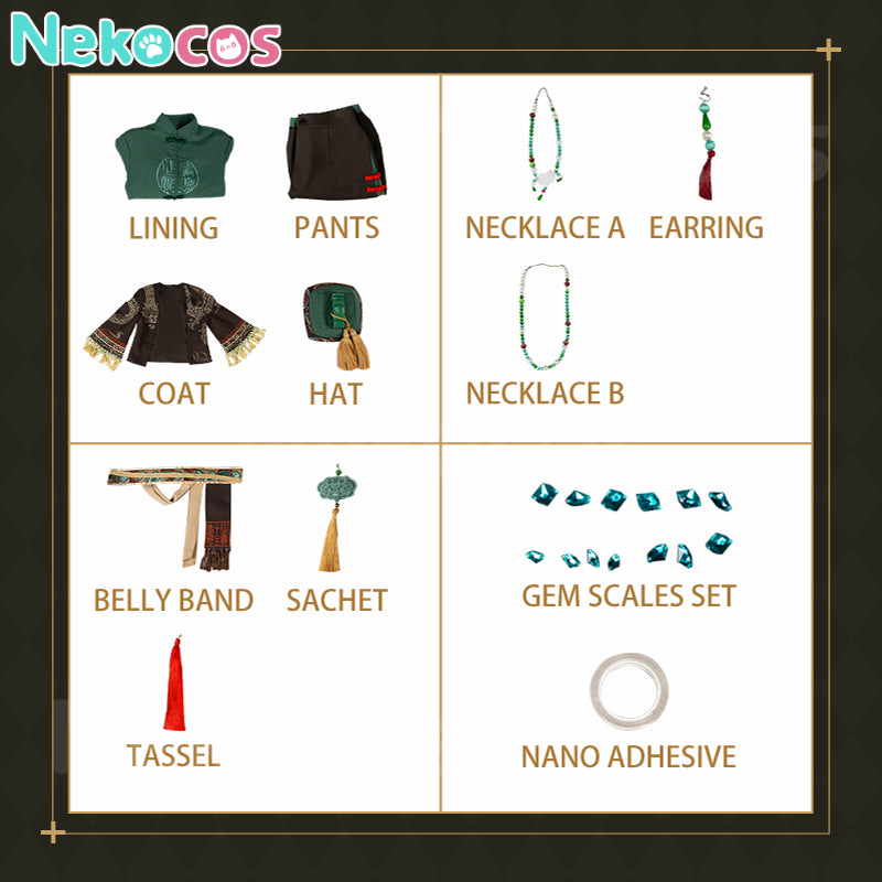 【Nekocos】Game Identity V Cosplay Sealed Chronicler Cosplay Costume Premium Edition | Custom-Tailor