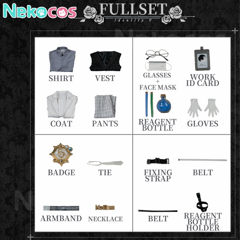 【Nekocos】Game Identity V Cosplay Embalmer Cosplay Costume Premium Edition | Custom-Tailor