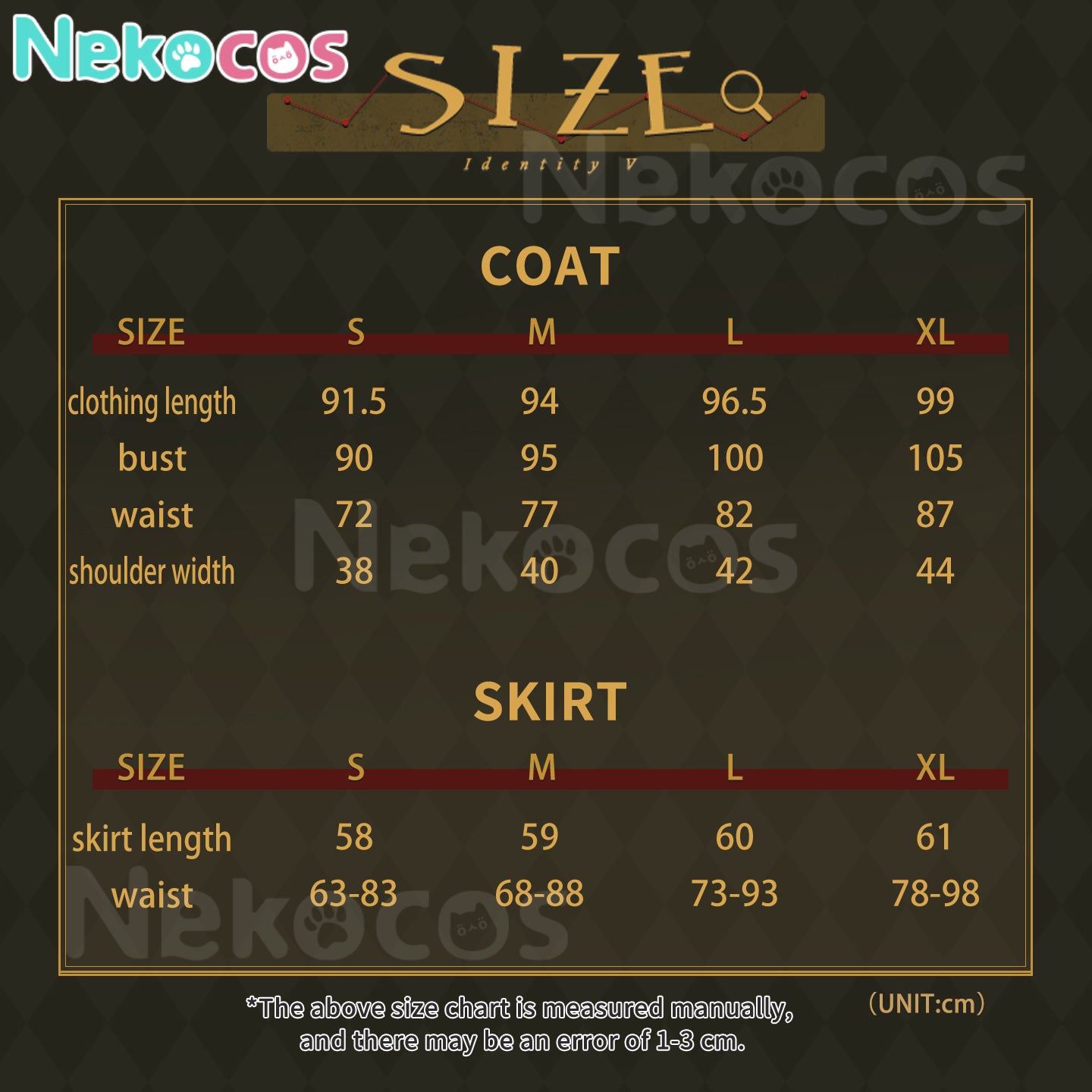【Nekocos】Game Identity V Cosplay Lady Truth Cosplay Costume Premium Edition | Custom-Tailor