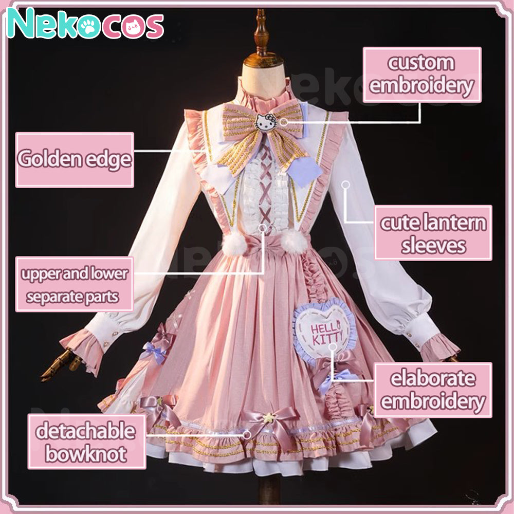 【Nekocos】Game Identity V Cosplay Hello Kitty Dream Gardener Emma Woods Cosplay Costume | Pre-Sale