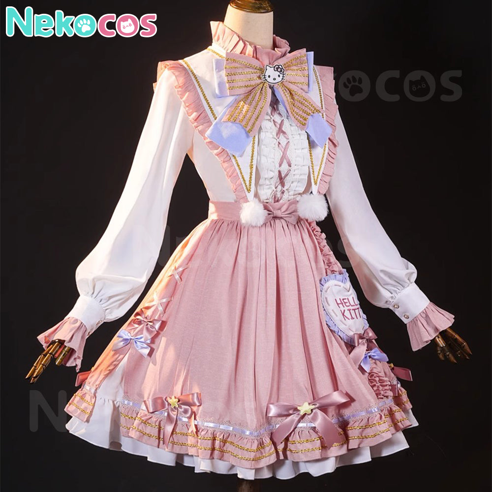 【Nekocos】Game Identity V Cosplay Hello Kitty Dream Gardener Emma Woods Cosplay Costume | Custom-Tailor