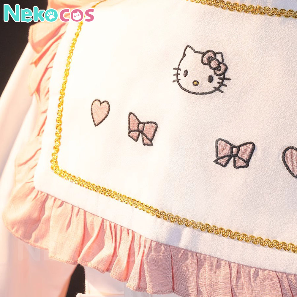 【Nekocos】Game Identity V Cosplay Hello Kitty Dream Gardener Emma Woods Cosplay Costume | Pre-Sale