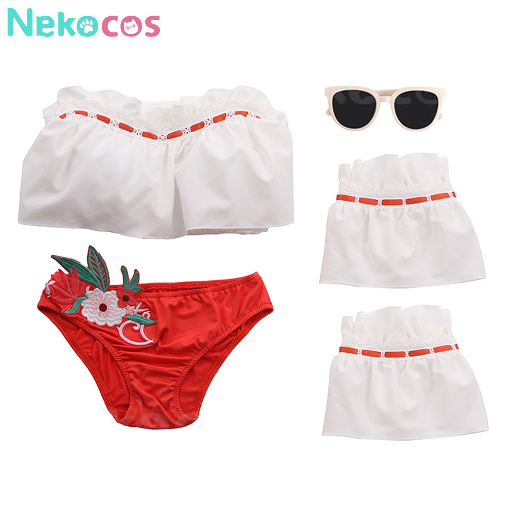 【Nekocos】Game Final Fantasy XIV Cosplay Endless Summer Swimsuit Cosplay Costume | In Stock