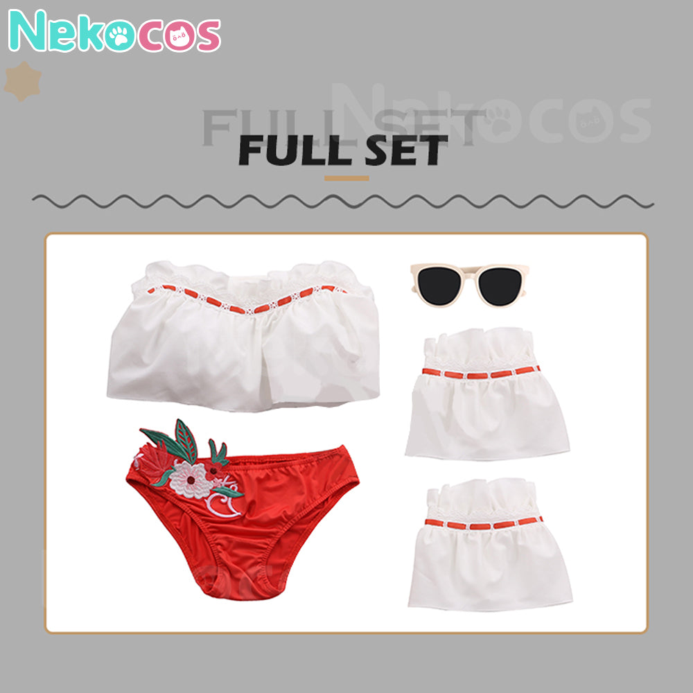 【Nekocos】Game Final Fantasy XIV Cosplay Endless Summer Swimsuit Cosplay Costume | In Stock