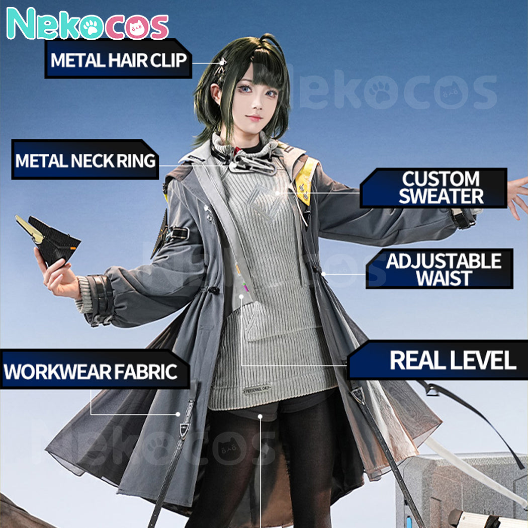 【Nekocos】Game Arknights Cosplay Endministrator Cosplay Costume Premium Edition | In Stock