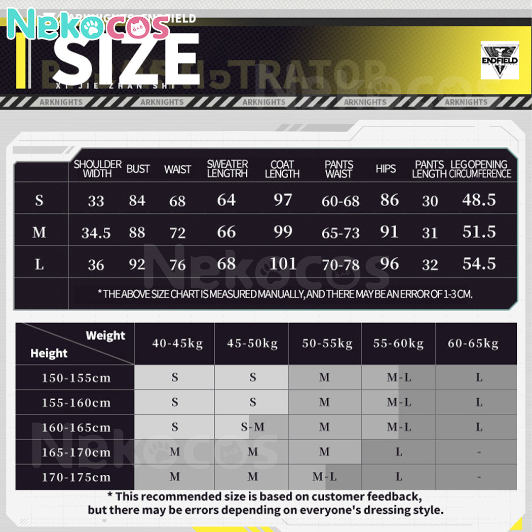 【Nekocos】Game Arknights Cosplay Endministrator Cosplay Costume Premium Edition | In Stock